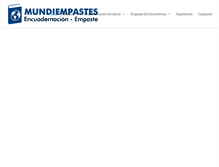 Tablet Screenshot of mundiempastes.com